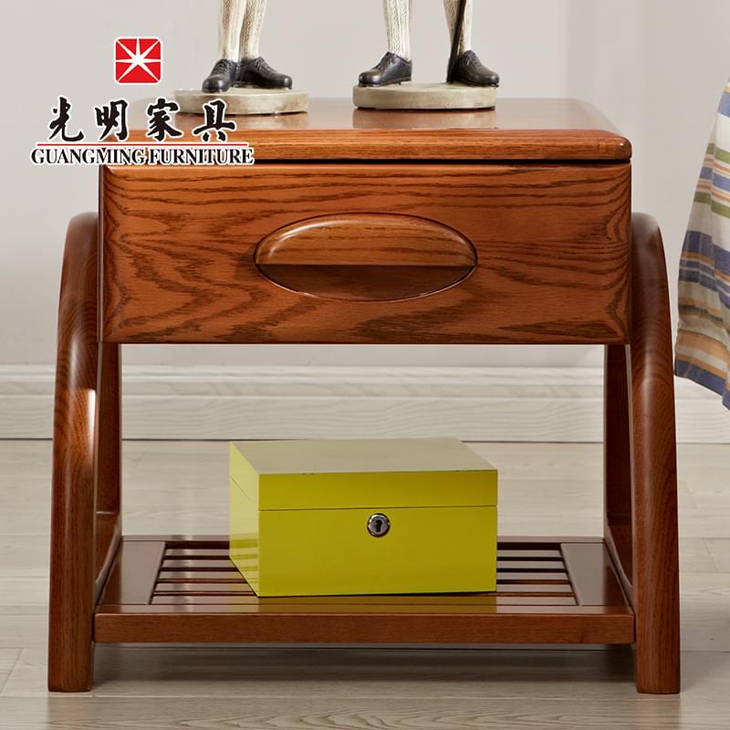 【万象城（中国）】北美红橡木床头柜储物柜 青少年床头柜 GY89-8471-50
